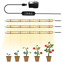 Los mejores  - TOPLANET Lámpara de Planta- Lampara Led Cultivo Tubo- T5 Full Spectrum con Luz Amarillo Rojo Blanco- Luz Plantas…